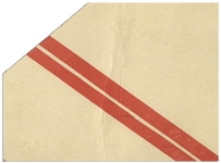 Ticket to the 1961 Trial of Adolf Eichmann in Israel